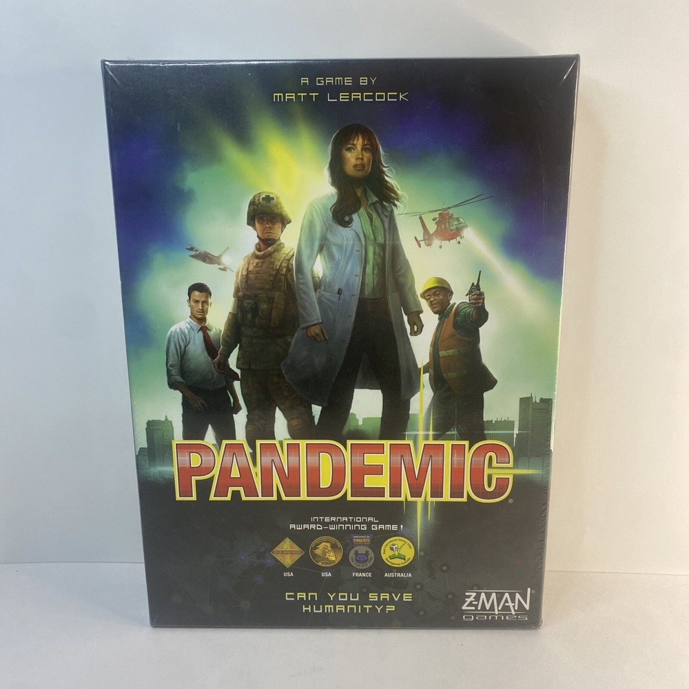 Pandemic Board Game Z-Man Games NEW/SEALED.Ships Same Day. Can You Save Humanity